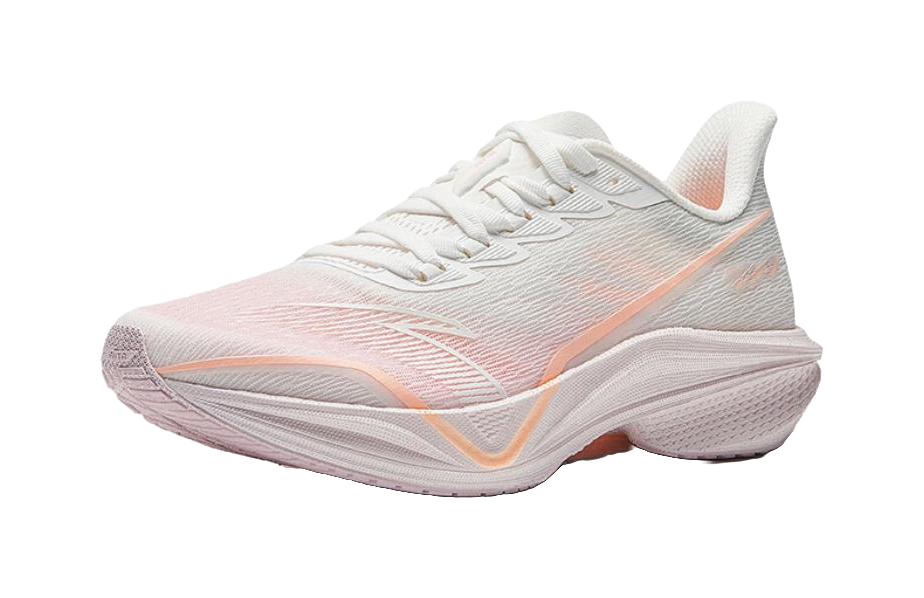 Anta Horsepower 5.0 Anti-Slip And Wear-Resistant Rebound Low-Top Training Running Shoes Women's White Pink Orange 