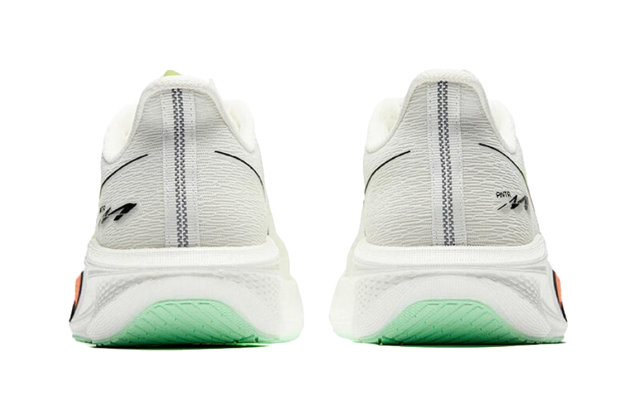 Anta Horsepower 5.0 Cushioning Wear-Resistant Rebound Low-Top Training Running Shoes Men's White Yellow Orange 