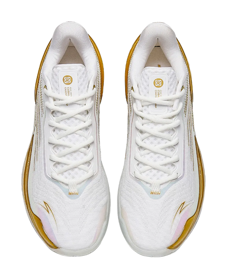 Anta Instant ZAP 3 "Glory Champion" - Basketball Shoes White Gold  VJSNEAKER