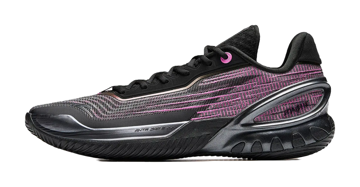 Anta Instant ZAP 3 "Neon Shadow" - Basketball Shoes Black Pink Donte DiVincenzo  VJSNEAKER