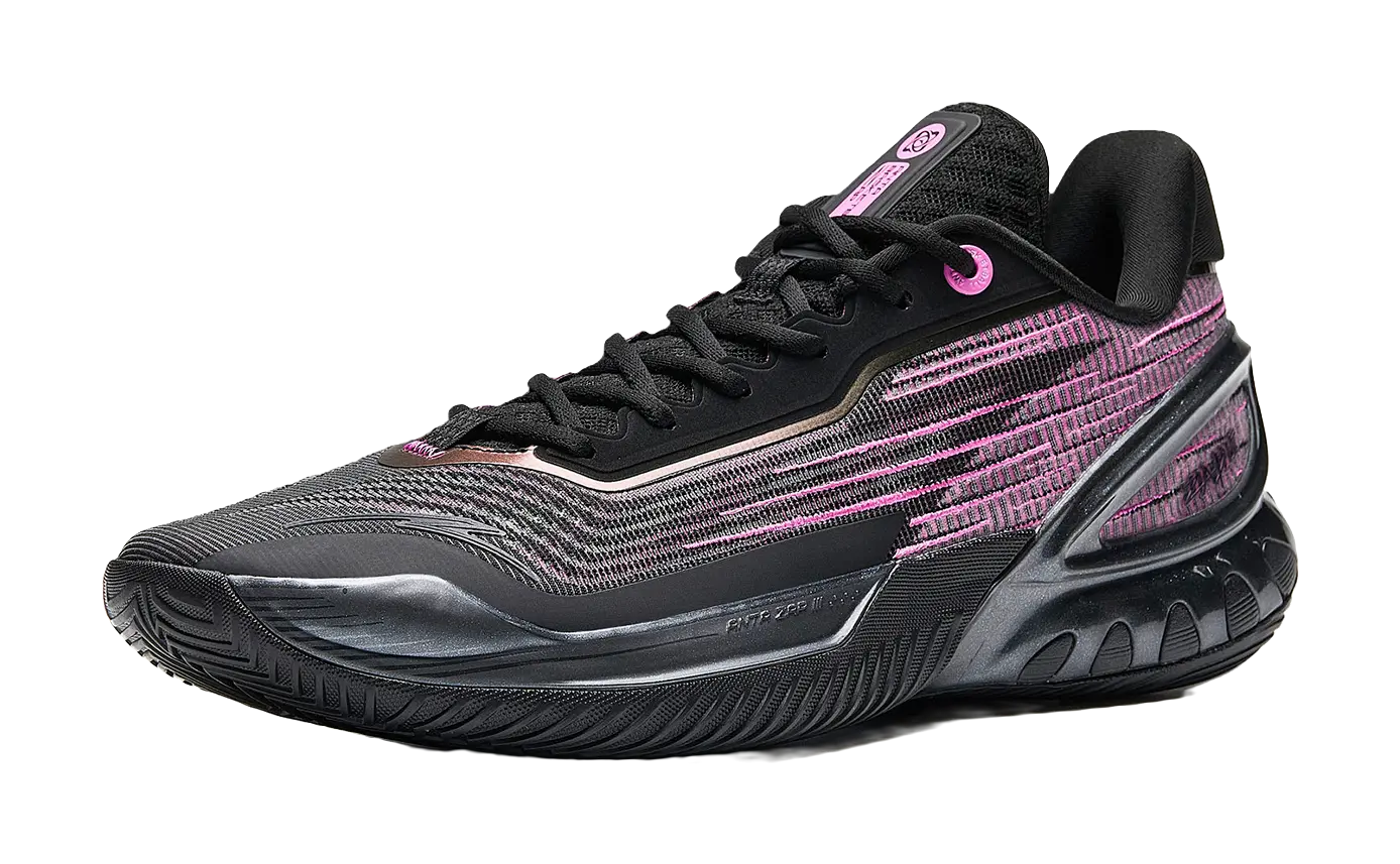 Anta Instant ZAP 3 "Neon Shadow" - Basketball Shoes Black Pink Donte DiVincenzo  VJSNEAKER