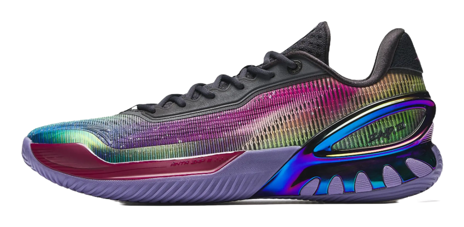 Anta Instant Zap 3 Aurora - Basketball Shoes Gray White Red  VJSNEAKER