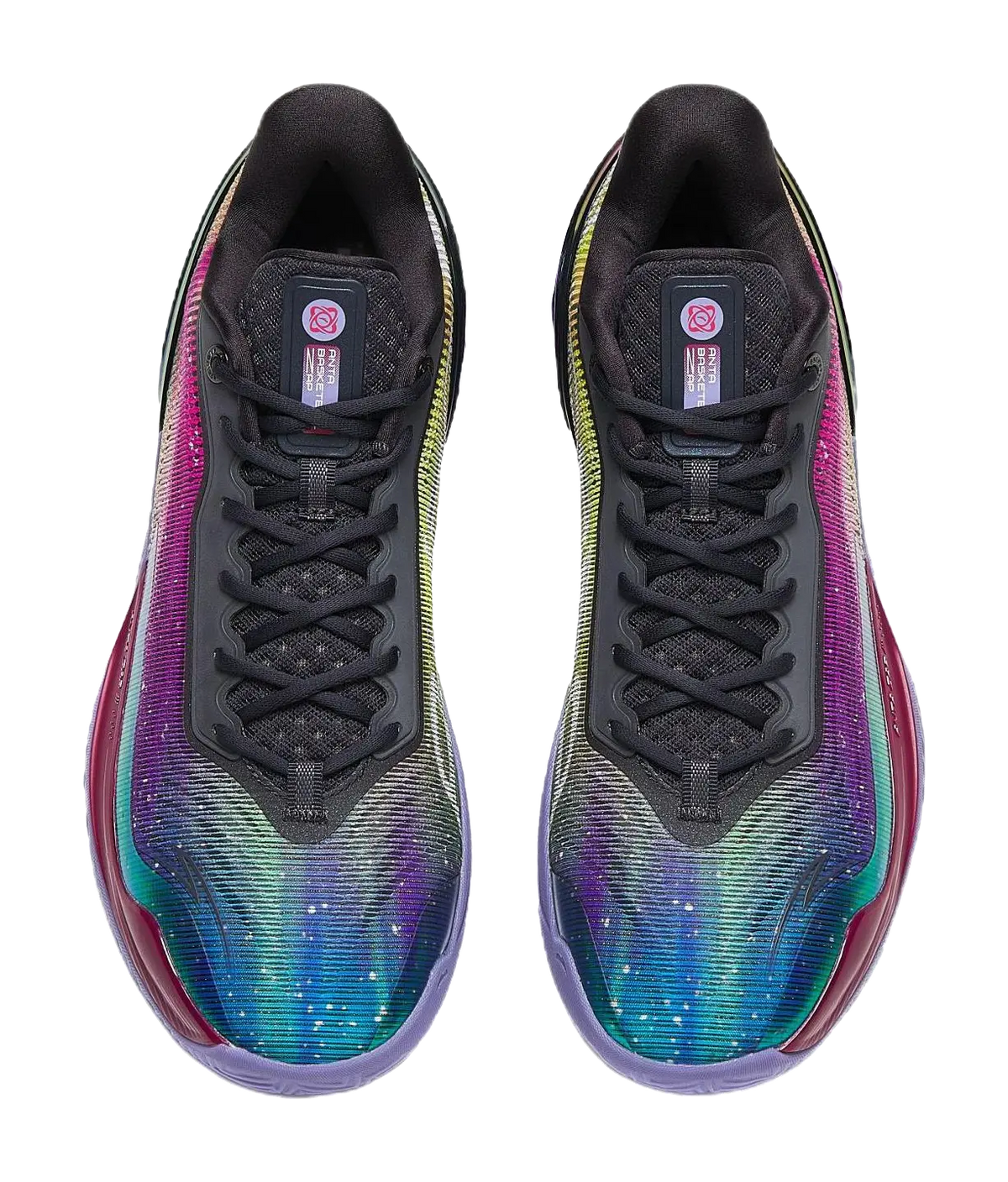 Anta Instant Zap 3 Aurora - Basketball Shoes Gray White Red  VJSNEAKER