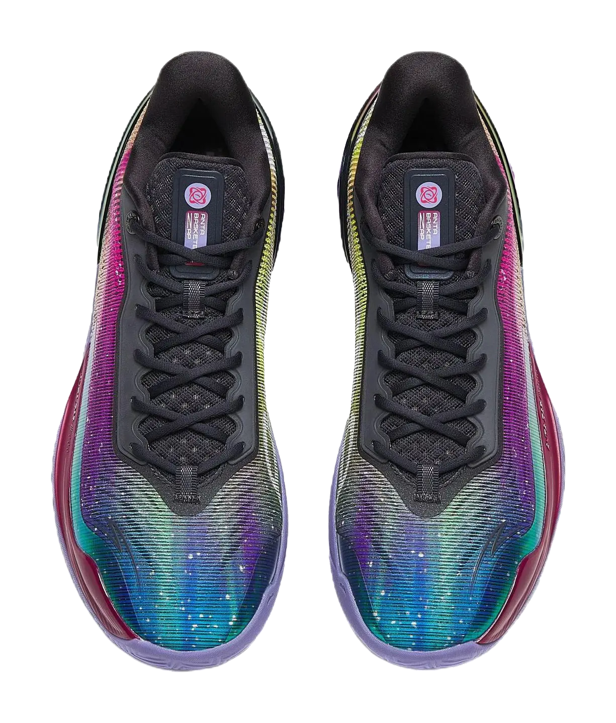 Anta Instant Zap 3 Aurora - Basketball Shoes Gray White Red  VJSNEAKER