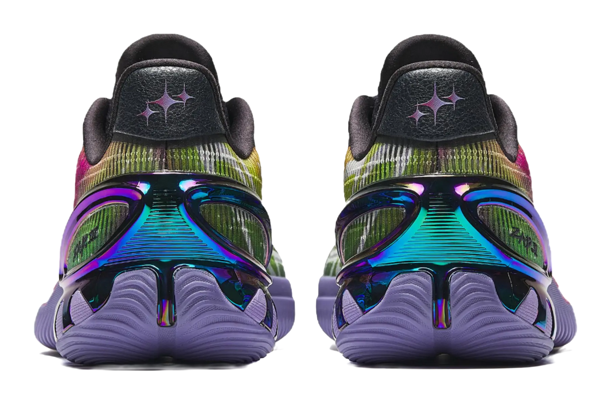 Anta Instant Zap 3 Aurora - Basketball Shoes Gray White Red  VJSNEAKER