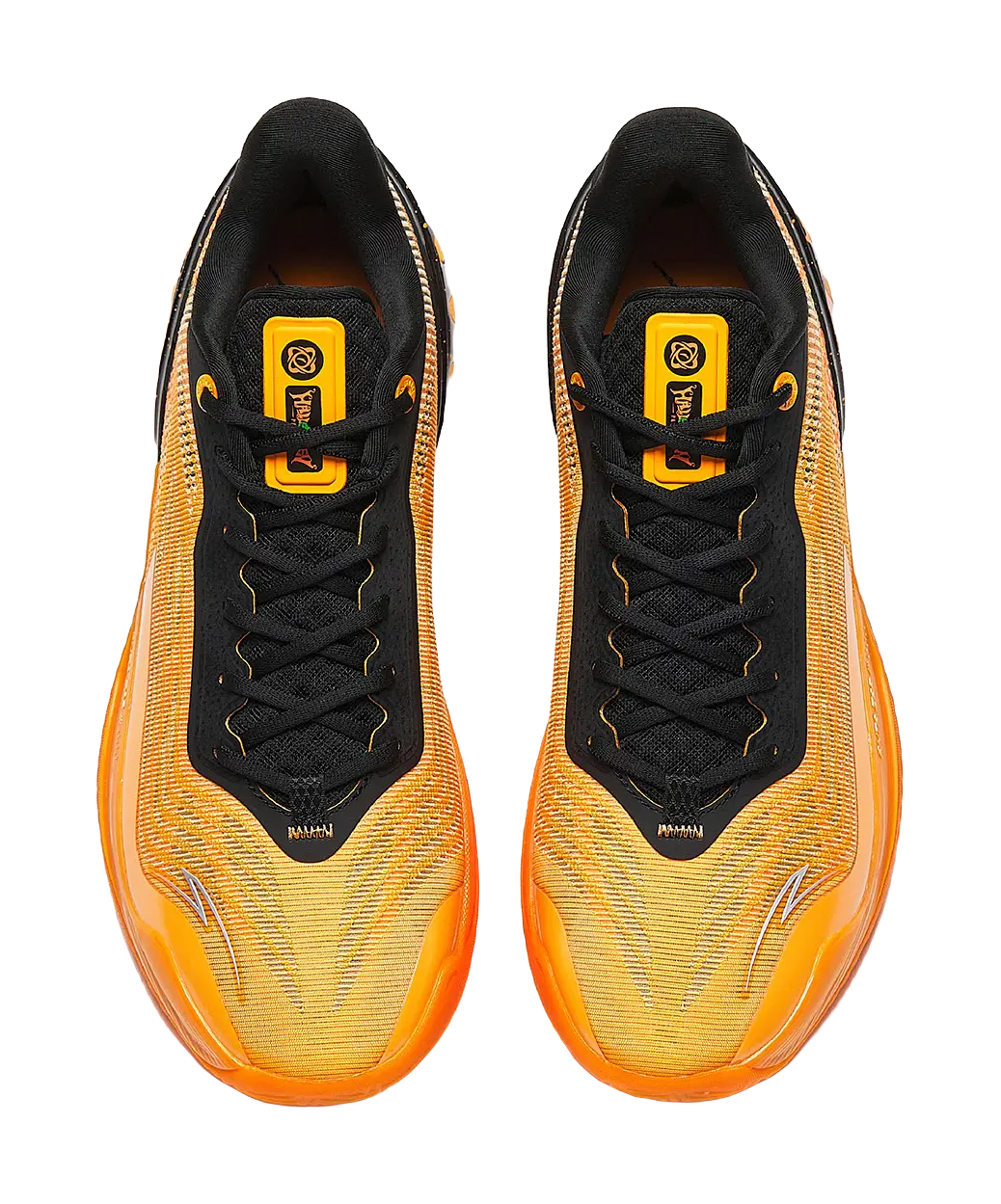 Anta Instant Zap 3 Halloween - Basketball Shoes Men Black Orange  VJSNEAKER