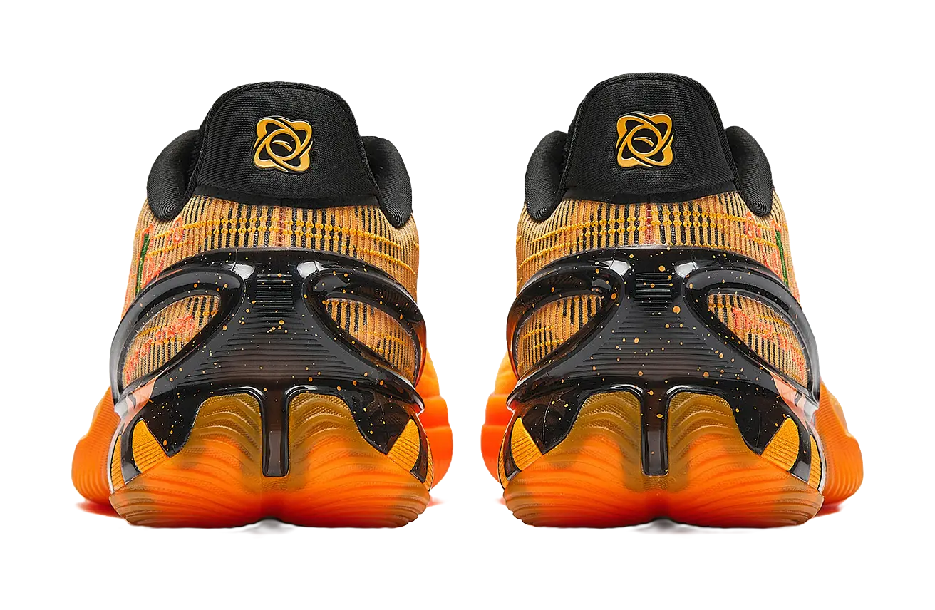 Anta Instant Zap 3 Halloween - Basketball Shoes Men Black Orange  VJSNEAKER