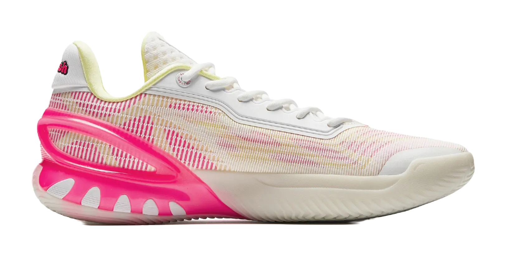 Anta Instant Zap 3 Peach Ice Tea - Men's Low-Top Basketball Shoes White Pink Orange  VJSNEAKER