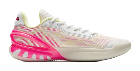 Anta Instant Zap 3 Peach Ice Tea - Men's Low-Top Basketball Shoes White Pink Orange  VJSNEAKER