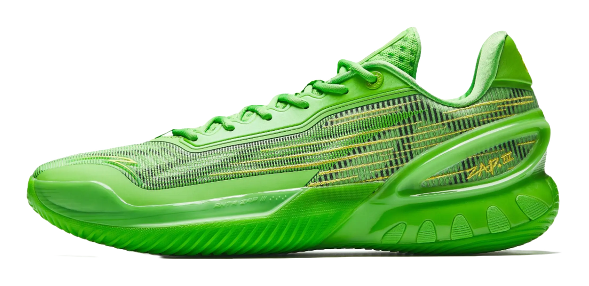 Anta Instant Zap 3 'Green Snake' - Men's Basketball Shoes Green Gold  VJSNEAKER