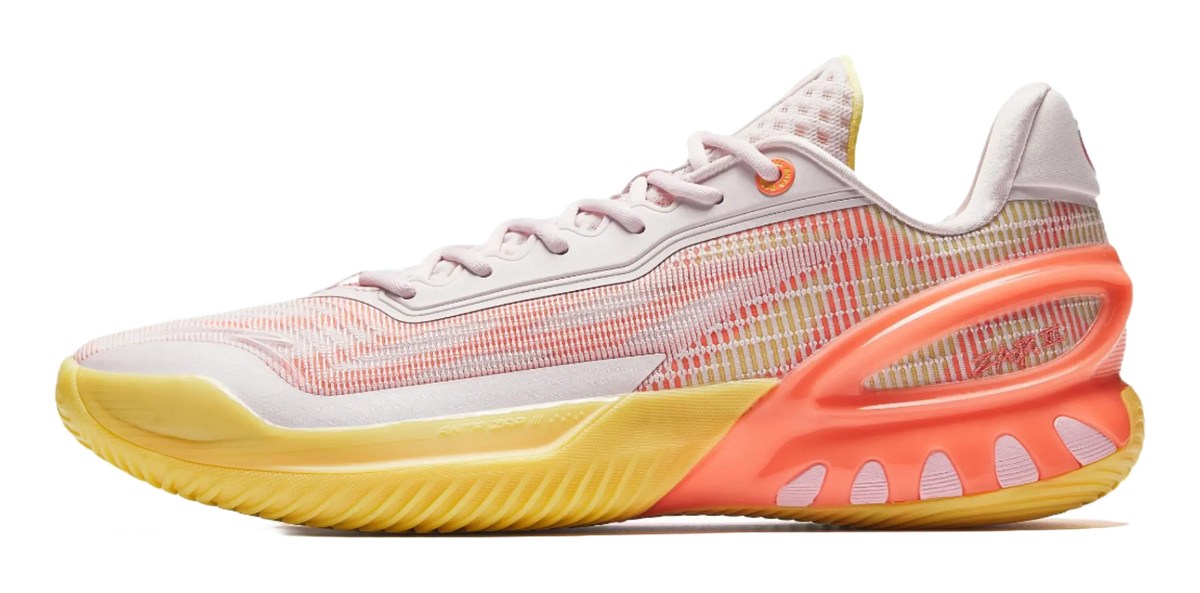 Anta Instant Zap 3 "Juicy Peach" - Men's Low-Top Basketball Shoes Pink Orange  VJSNEAKER