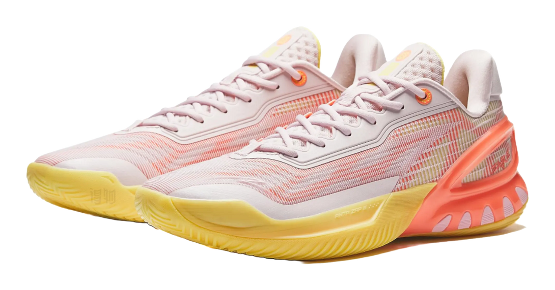 Anta Instant Zap 3 "Juicy Peach" - Men's Low-Top Basketball Shoes Pink Orange  VJSNEAKER