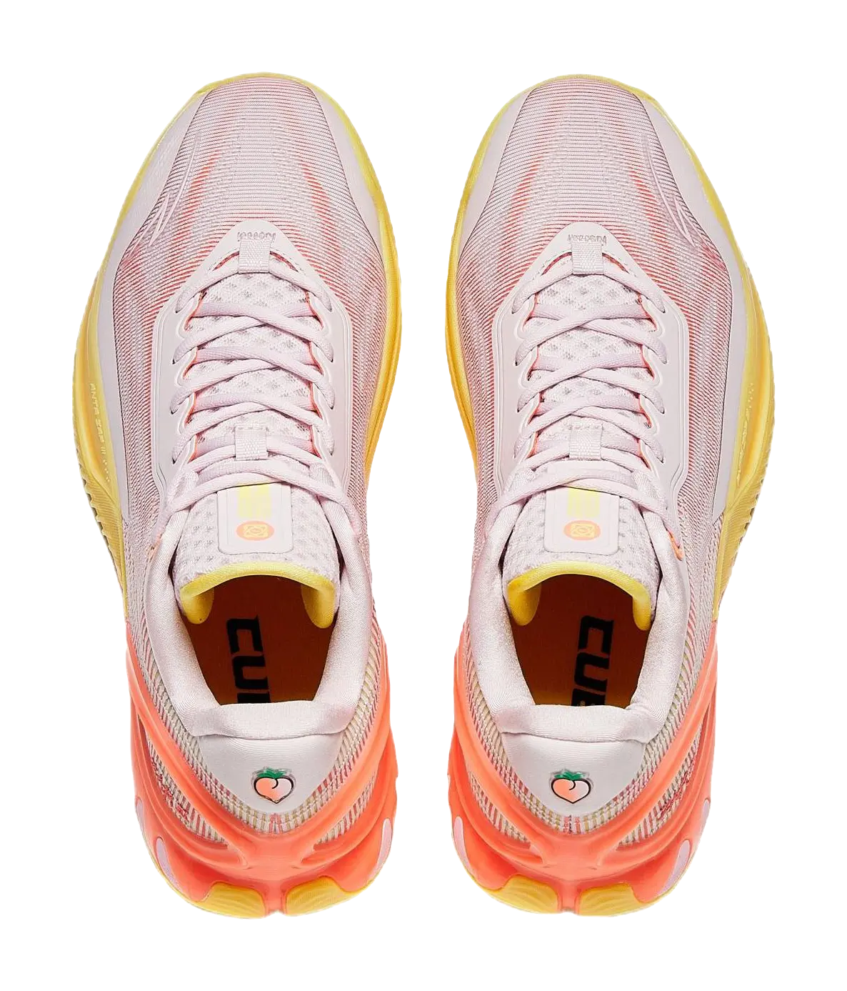 Anta Instant Zap 3 "Juicy Peach" - Men's Low-Top Basketball Shoes Pink Orange  VJSNEAKER