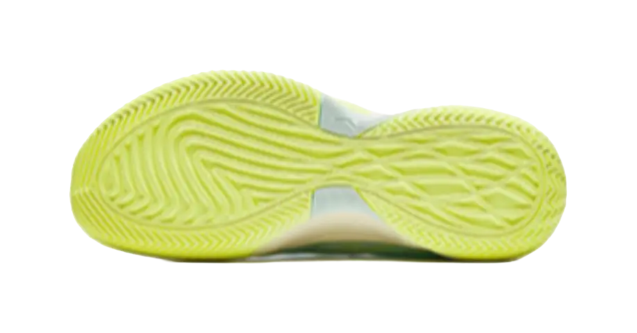 Anta Instantaneous 1 Cushioning Wear-Resistant Low-Top Basketball Shoes Mens White Yellow Green  vjsneaker.com