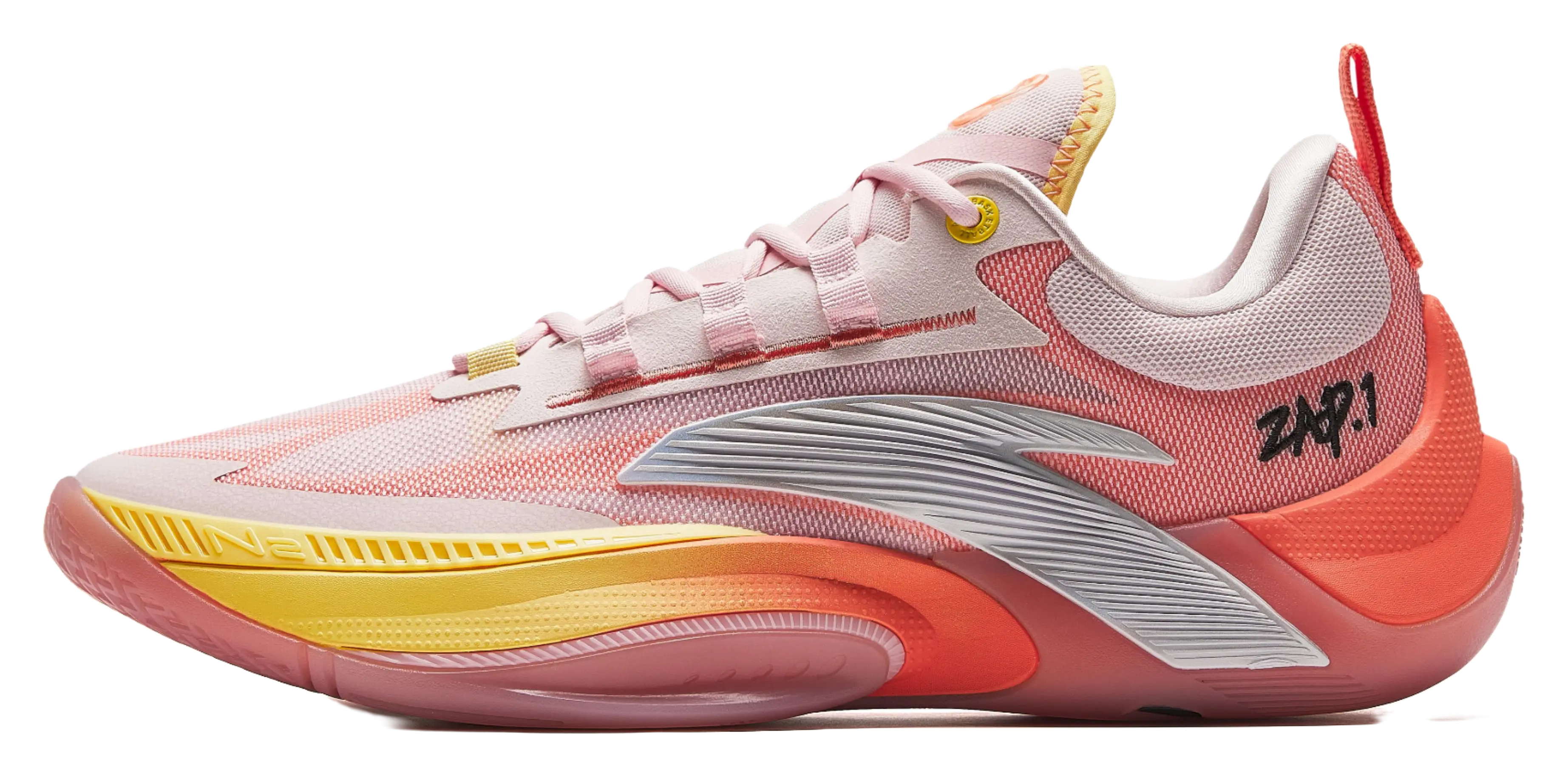 Anta Instantaneous 1 Honey Peach Low top Basketball Shoes Mens Pink  vjsneaker.com