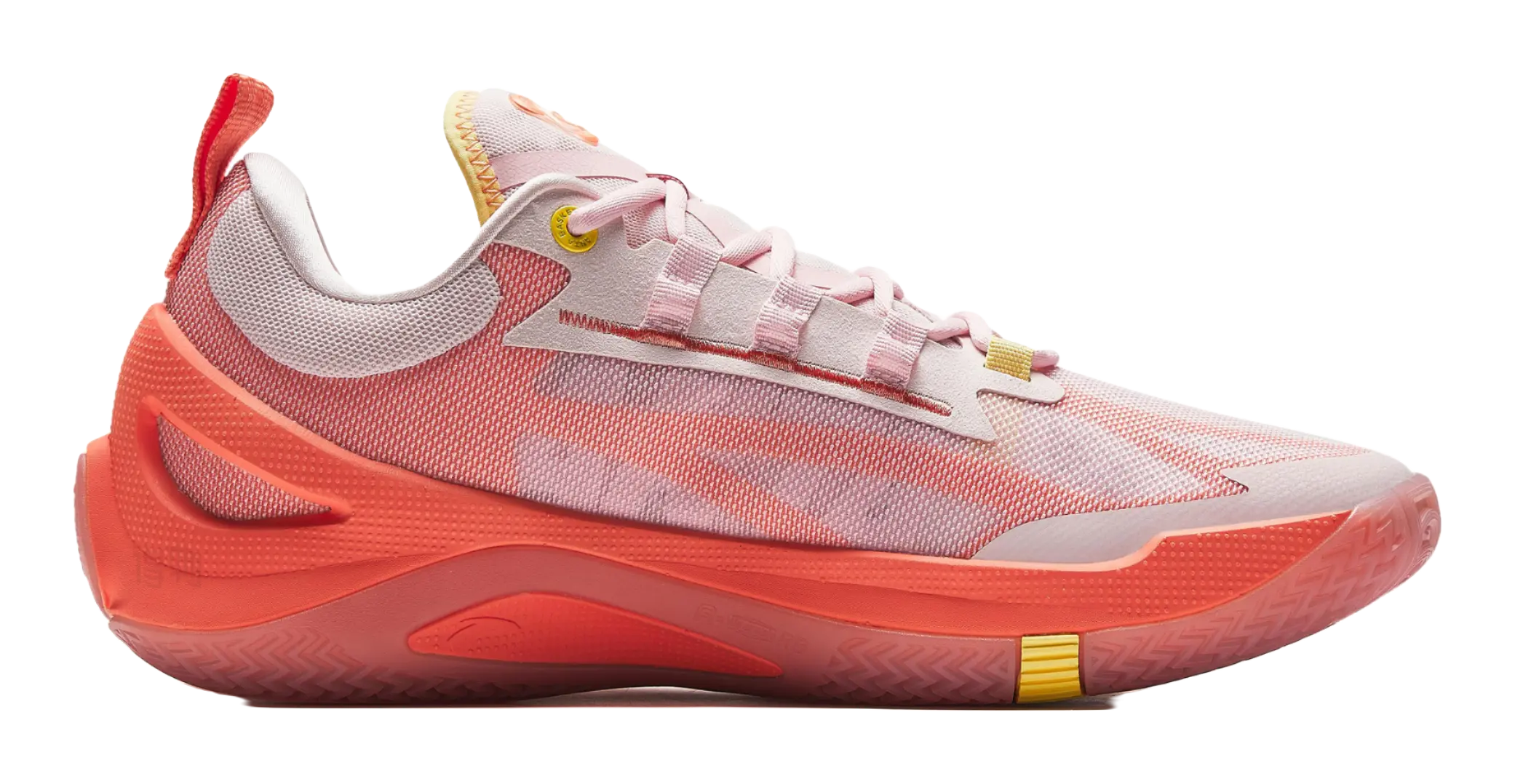 Anta Instantaneous 1 Honey Peach Low top Basketball Shoes Mens Pink  vjsneaker.com