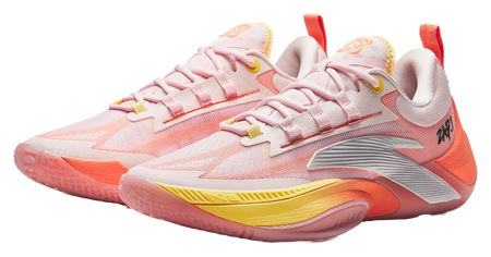 Anta Instantaneous 1 Honey Peach Low top Basketball Shoes Mens Pink  vjsneaker.com