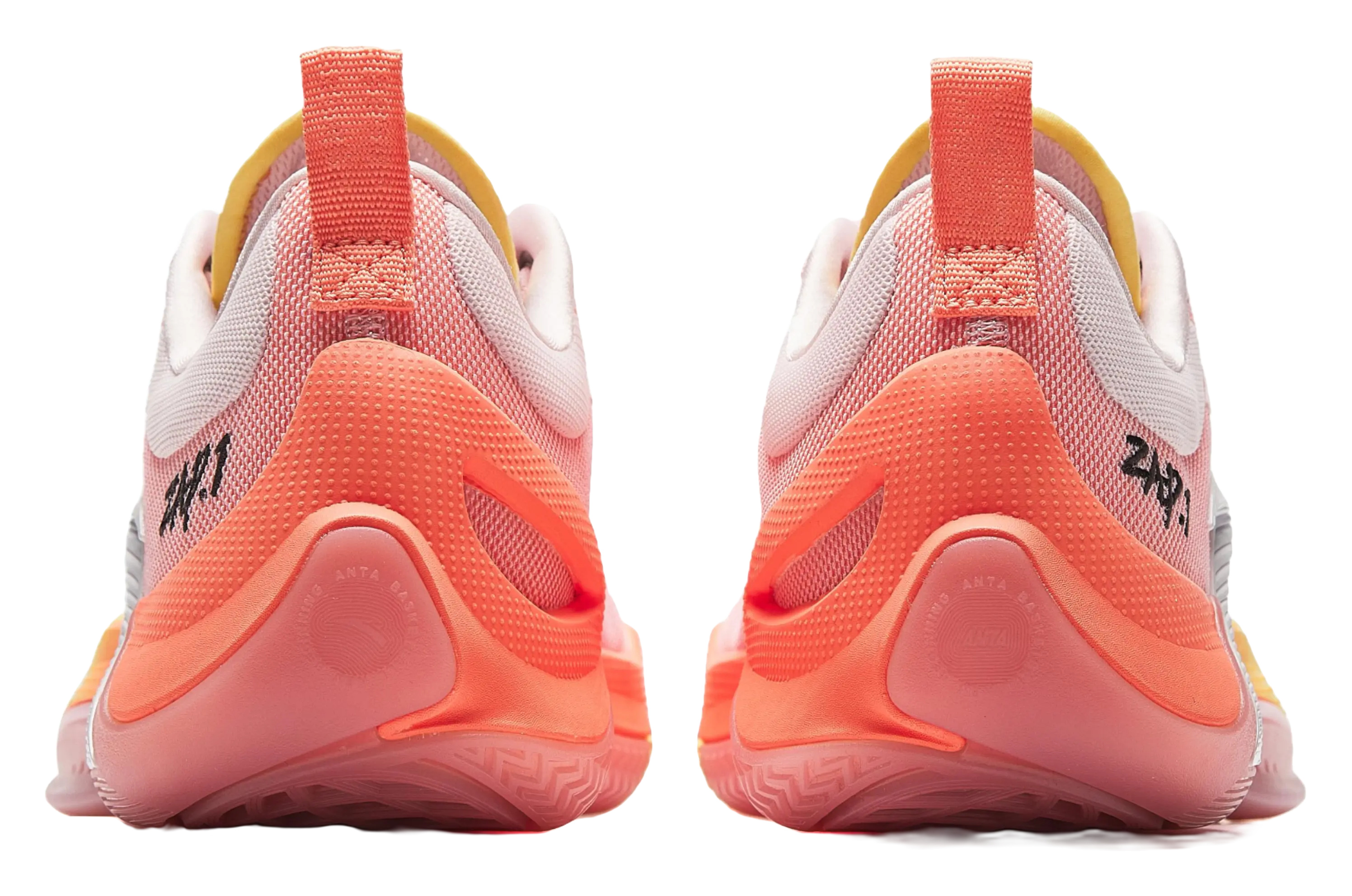 Anta Instantaneous 1 Honey Peach Low top Basketball Shoes Mens Pink  vjsneaker.com