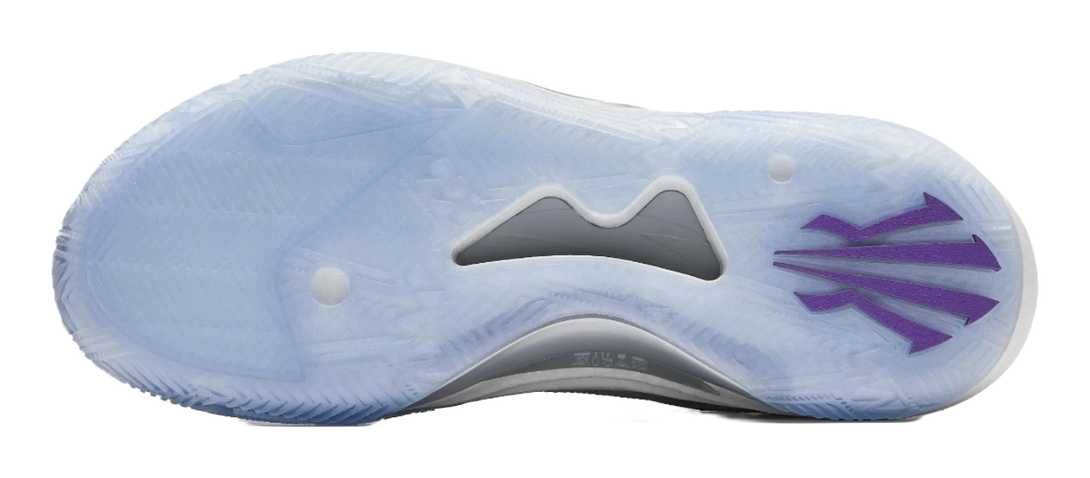 Anta Irving Series Slip-Resistant Cushioning Support Low-Top Basketball Shoes Mens Gray Black Red 