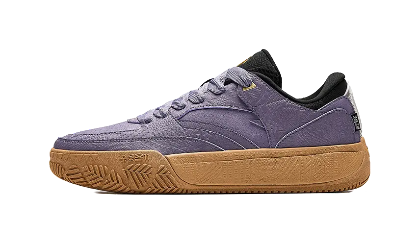 Anta Irving Series Wear resistant And Lightweight Low top Skateboard Shoes Men's Dusk Purple Gray 