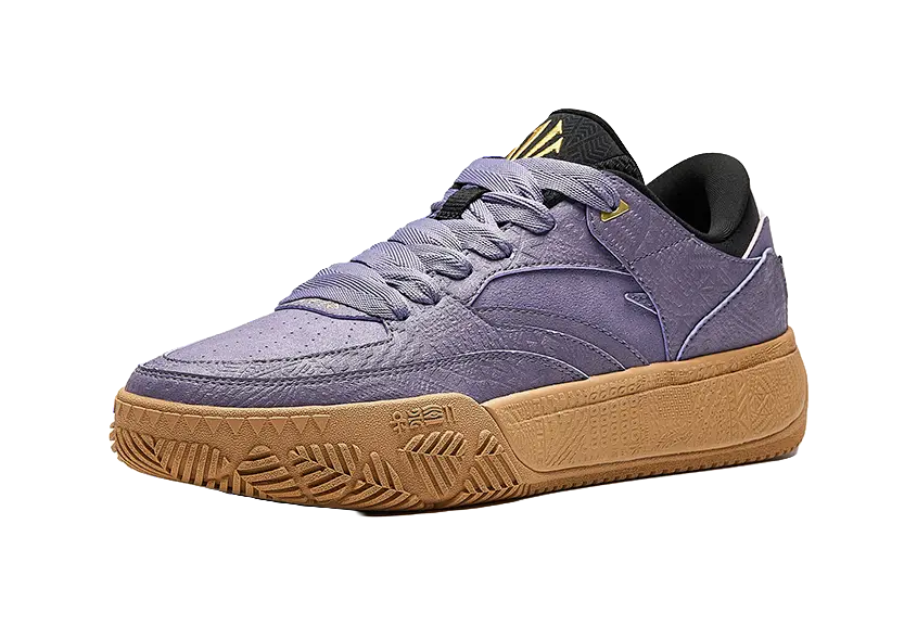 Anta Irving Series Wear resistant And Lightweight Low top Skateboard Shoes Men's Dusk Purple Gray 
