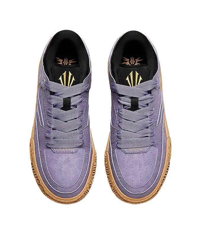 Anta Irving Series Wear resistant And Lightweight Low top Skateboard Shoes Men's Dusk Purple Gray 
