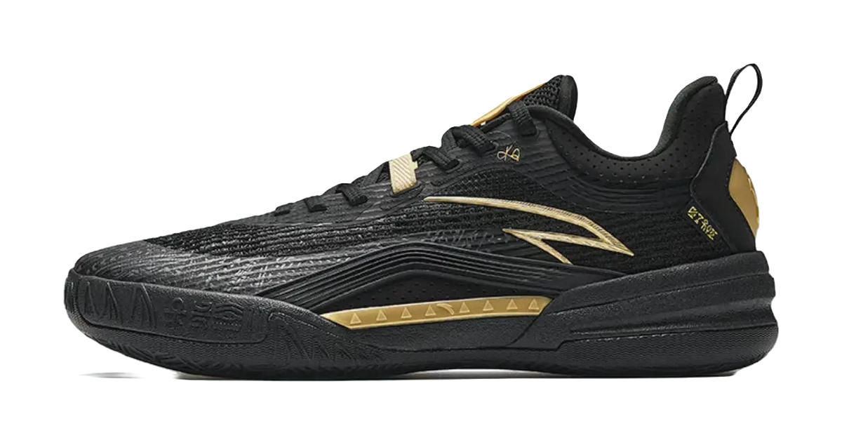 Anta KAI 1 TEAM "Black Gold" Basketball Shoes Mens  vjsneaker.com