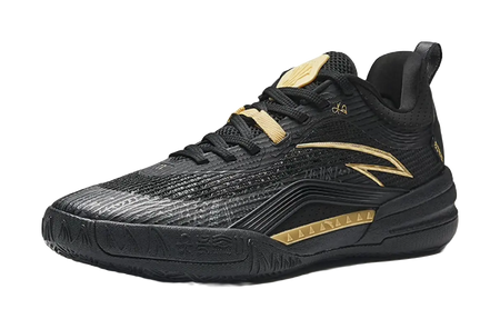 Anta KAI 1 TEAM "Black Gold" Basketball Shoes Mens  vjsneaker.com
