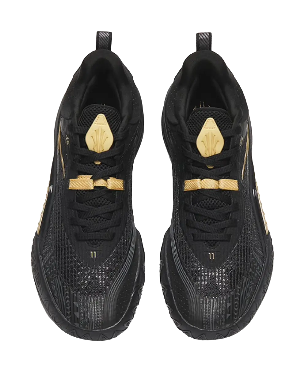 Anta KAI 1 TEAM "Black Gold" Basketball Shoes Mens  vjsneaker.com