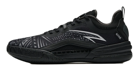 Anta KAI 1 TEAM "Black Knight" Basketball Shoes Mens Black Gray  vjsneaker.com