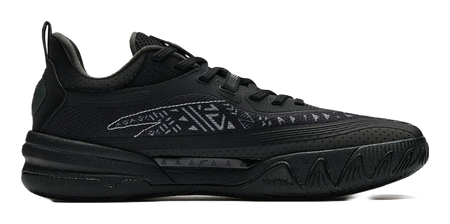 Anta KAI 1 TEAM "Black Knight" Basketball Shoes Mens Black Gray  vjsneaker.com