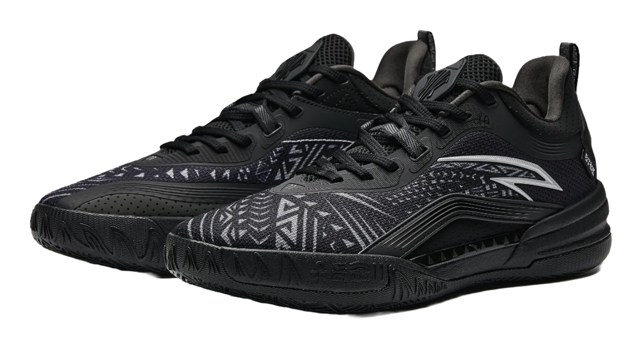 Anta KAI 1 TEAM "Black Knight" Basketball Shoes Mens Black Gray  vjsneaker.com