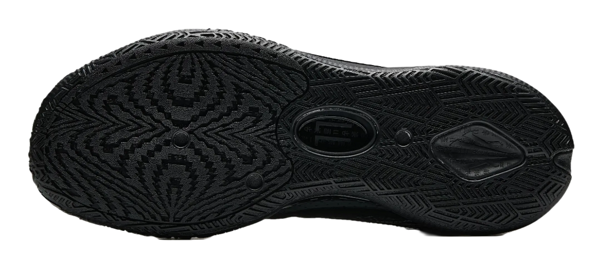 Anta KAI 1 TEAM "Black Knight" Basketball Shoes Mens Black Gray  vjsneaker.com