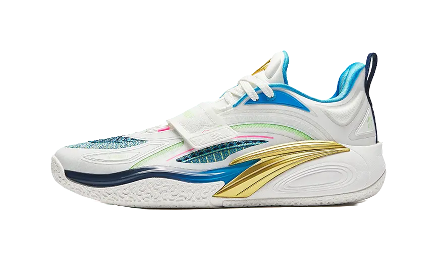 Anta KAI 1 "11 College Home" Basketball Shoes Mens White Blue  vjsneaker.com