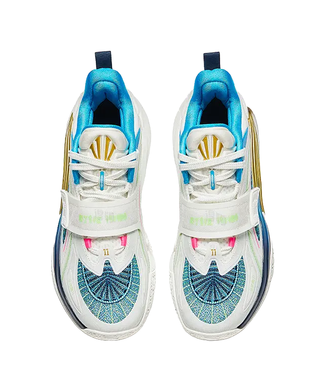 Anta KAI 1 "11 College Home" Basketball Shoes Mens White Blue  vjsneaker.com