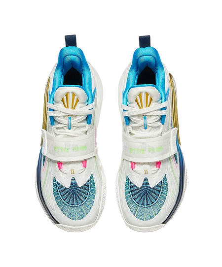 Anta KAI 1 "11 College Home" Basketball Shoes Mens White Blue  vjsneaker.com