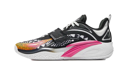 Anta KAI 1 "Enlightened Warrior"Basketball Shoes Mens Mismatched Black White  vjsneaker.com