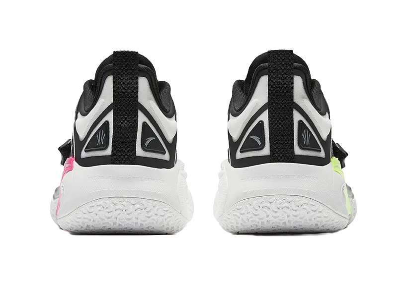 Anta KAI 1 "Enlightened Warrior"Basketball Shoes Mens Mismatched Black White  vjsneaker.com