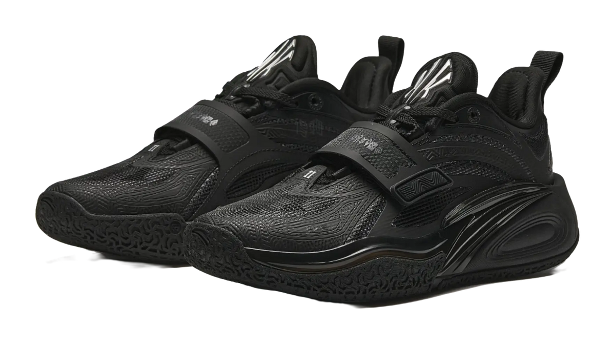 Anta KAI 1 "Yin" Triple Black Basketball Shoes Womens  vjsneaker.com