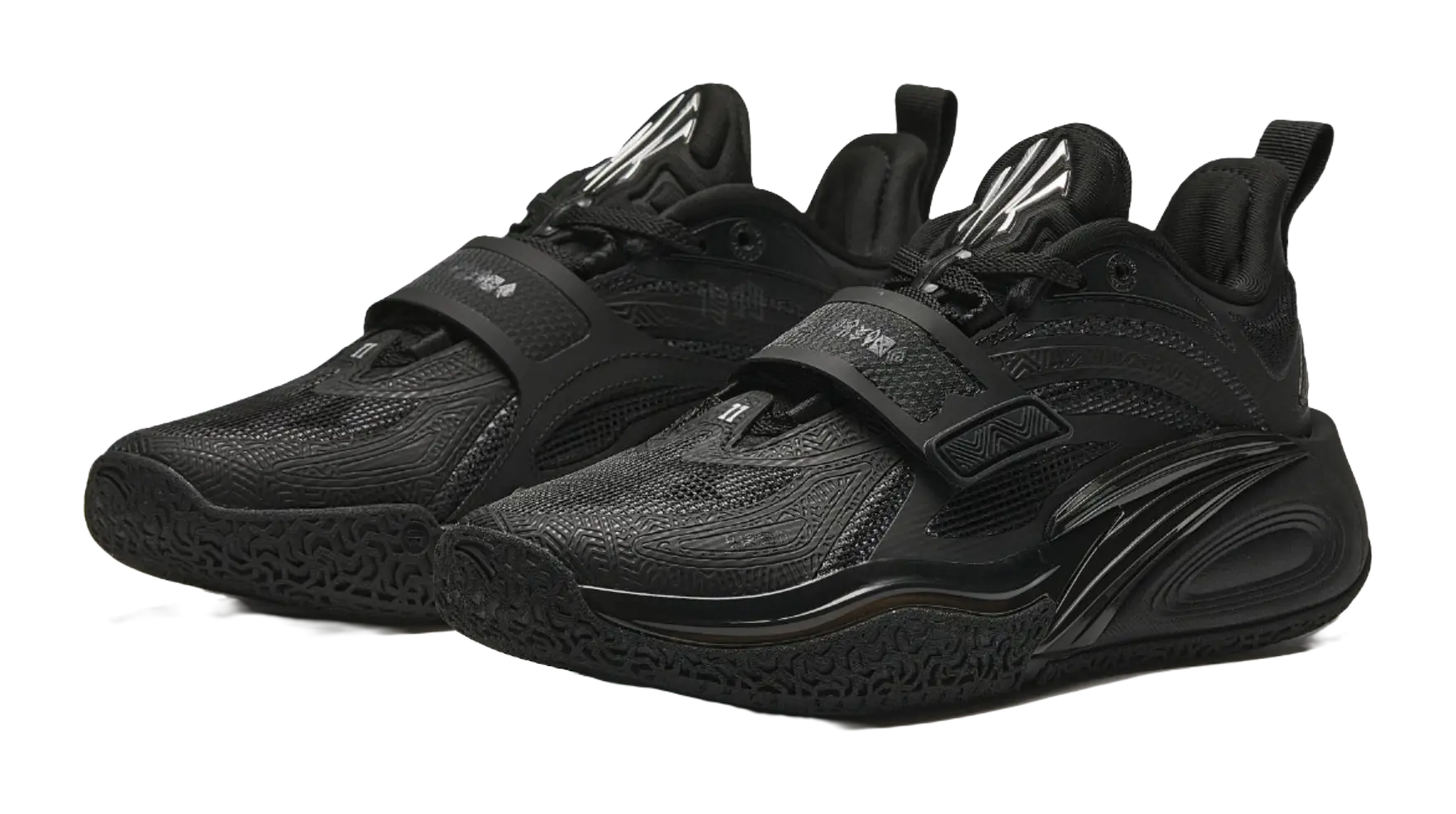 Anta KAI 1 "Yin" Triple Black Basketball Shoes Womens  vjsneaker.com
