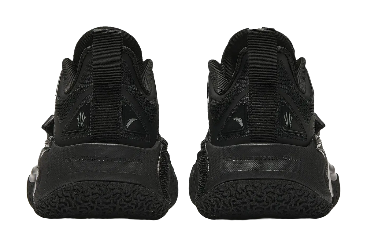 Anta KAI 1 "Yin" Triple Black Basketball Shoes Womens  vjsneaker.com