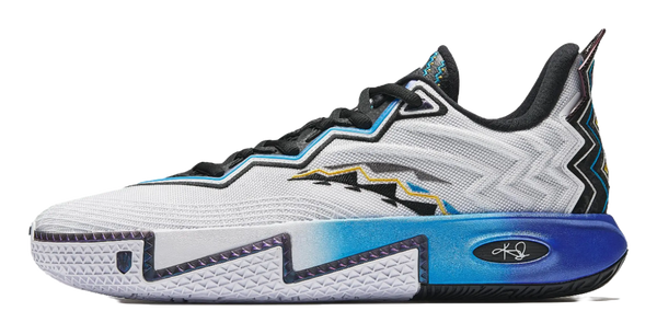 Anta KAI 2 Cushioning, Abrasion Resistant, And Resilient Properties Low Top Basketball Shoes Mens White Black Blue 