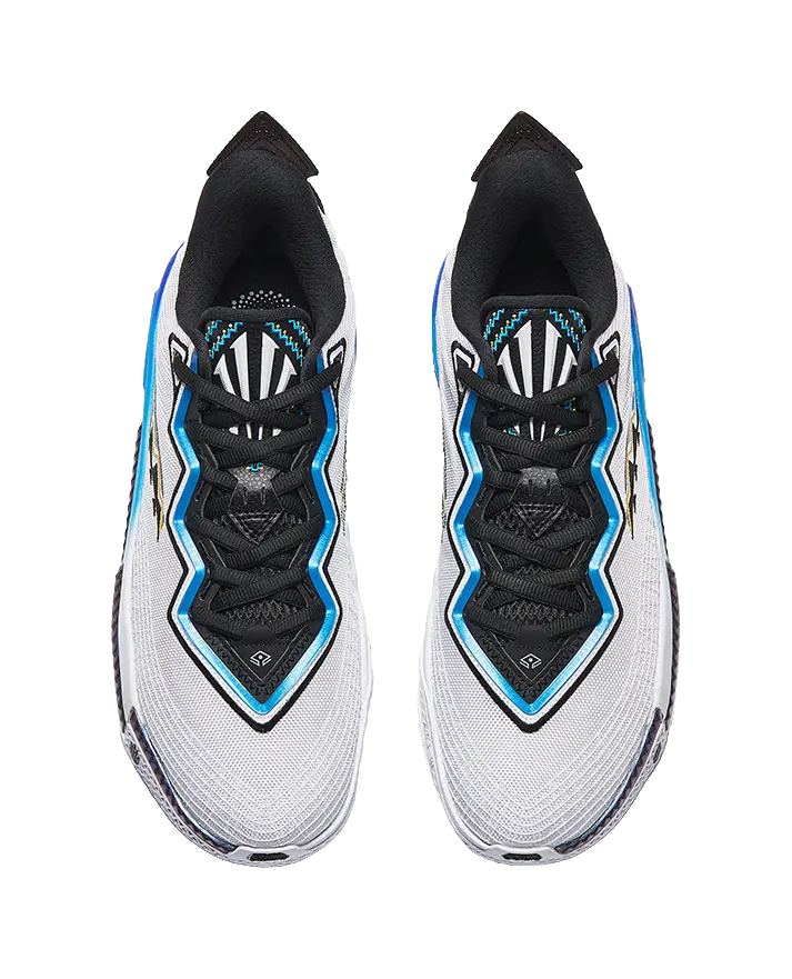 Anta KAI 2 Cushioning, Abrasion Resistant, And Resilient Properties Low Top Basketball Shoes Mens White Black Blue 