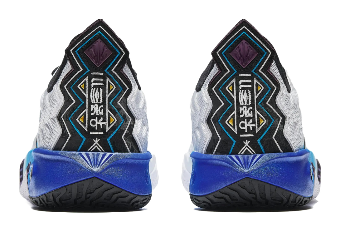 Anta KAI 2 Cushioning, Abrasion Resistant, And Resilient Properties Low Top Basketball Shoes Mens White Black Blue 