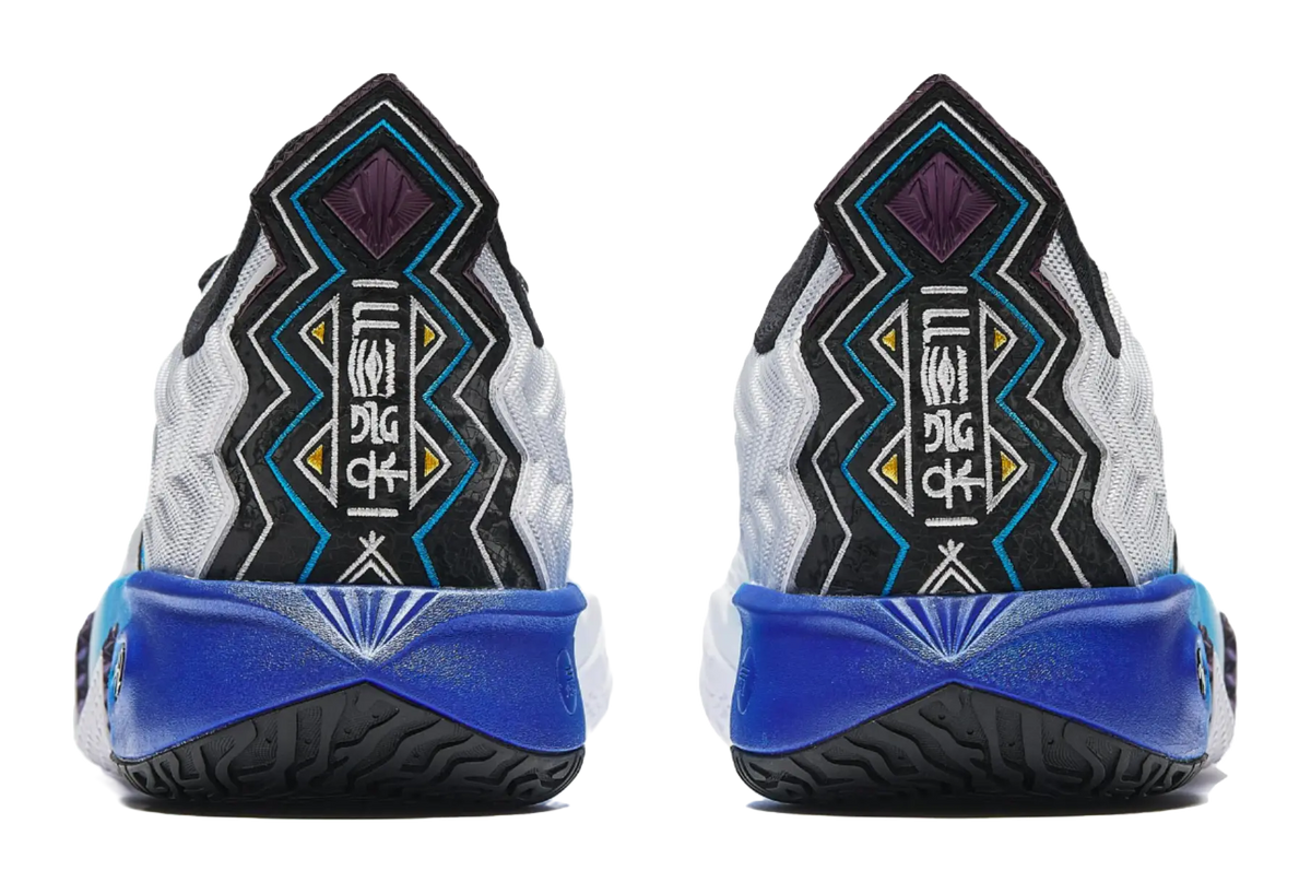 Anta KAI 2 Cushioning, Abrasion Resistant, And Resilient Properties Low Top Basketball Shoes Mens White Black Blue 