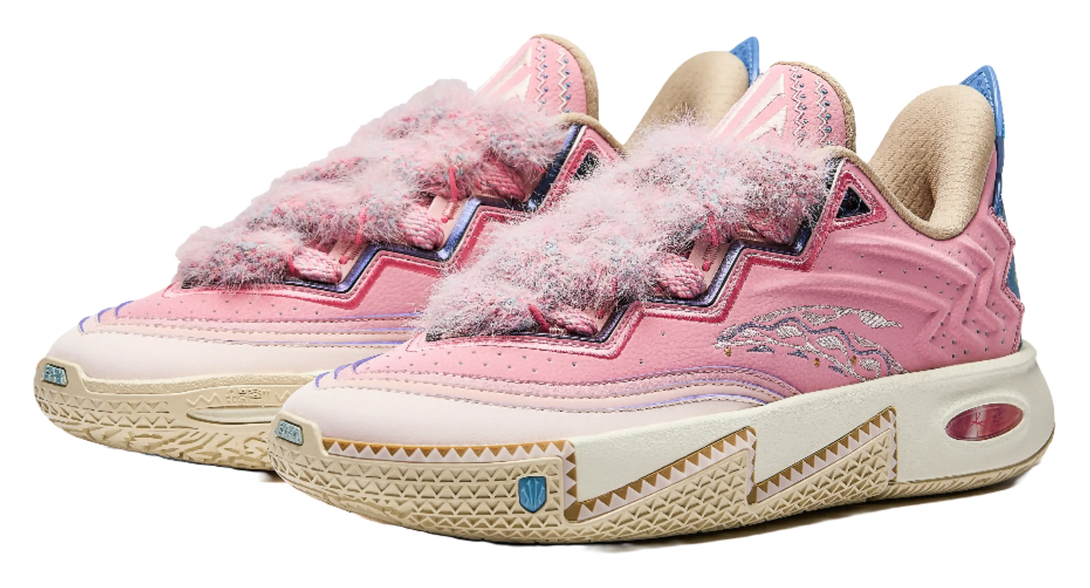 Anta KAI 2 Kyrie Irving 2 - Little Princess Basketball Shoes for Men Coffee Tea Red 