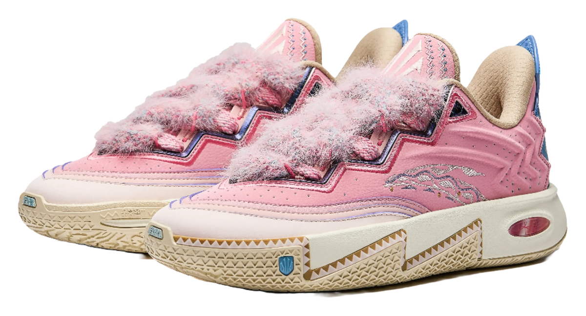 Anta KAI 2 Kyrie Irving 2 - Little Princess Basketball Shoes for Men Coffee Tea Red 