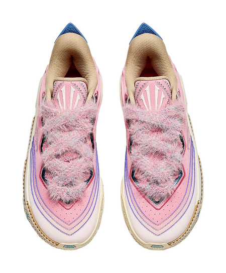 Anta KAI 2 Kyrie Irving 2 - Little Princess Basketball Shoes for Men Coffee Tea Red 