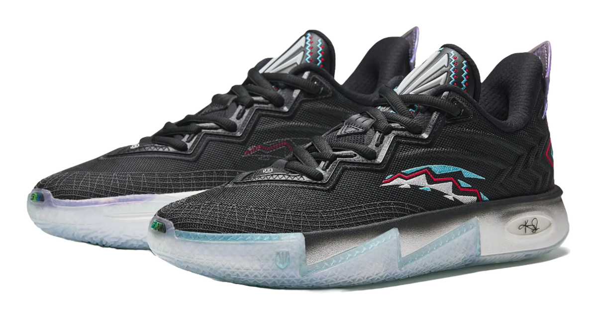 Anta KAI 2 Kyrie Irving's"Muse" Basketball Shoes Mens Black Gray  vjsneaker.com