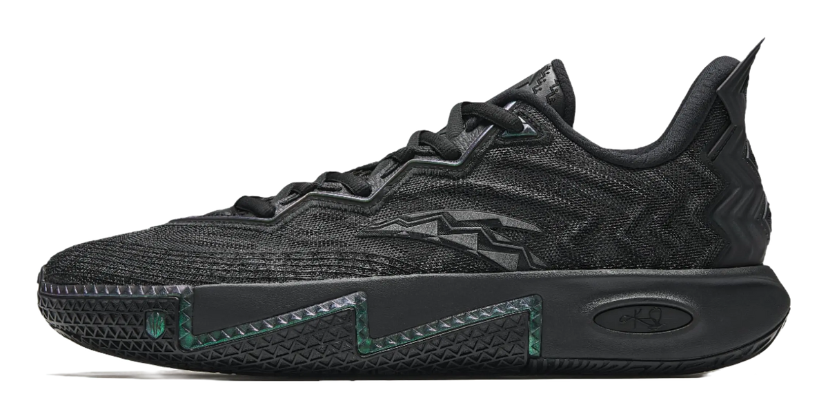 Anta KAI 2 "Triple Black" Basketball Shoes Mens  vjsneaker.com